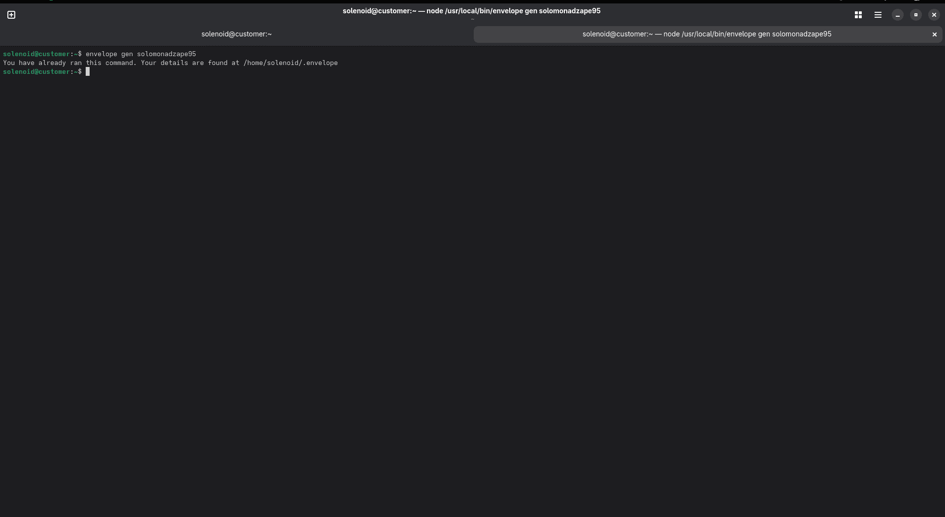 envelope screenshot 3