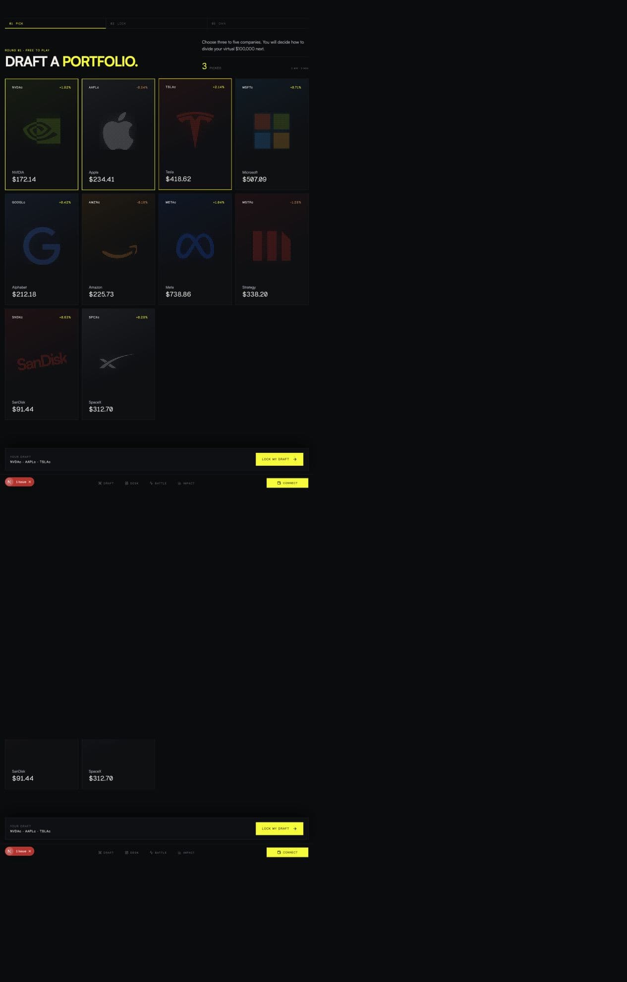 gauntlet — draft2own screenshot 2