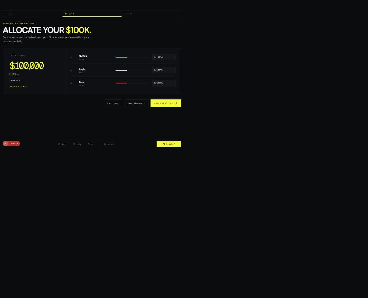 gauntlet — draft2own screenshot 3