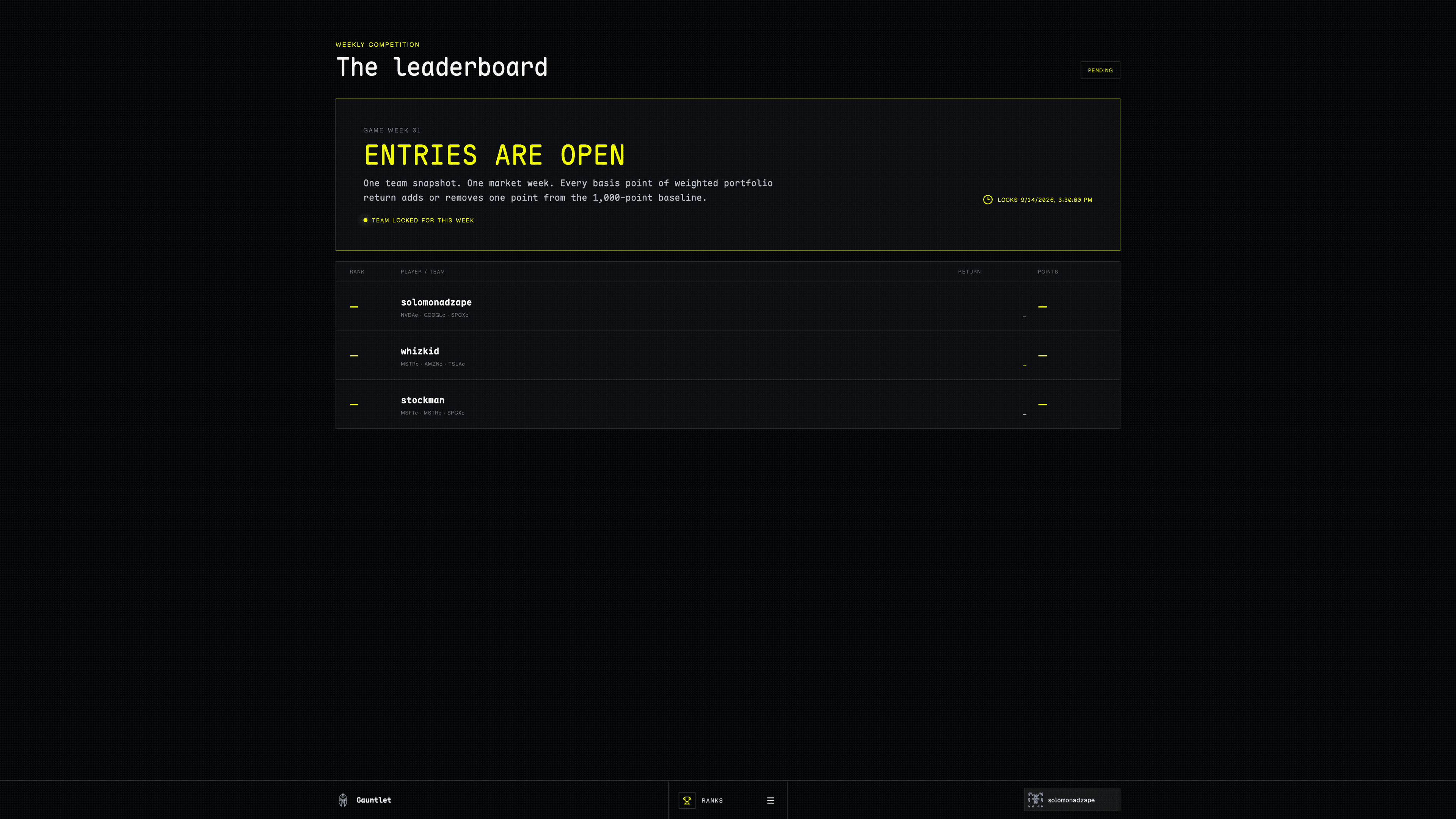 gauntlet — draft2own screenshot 4