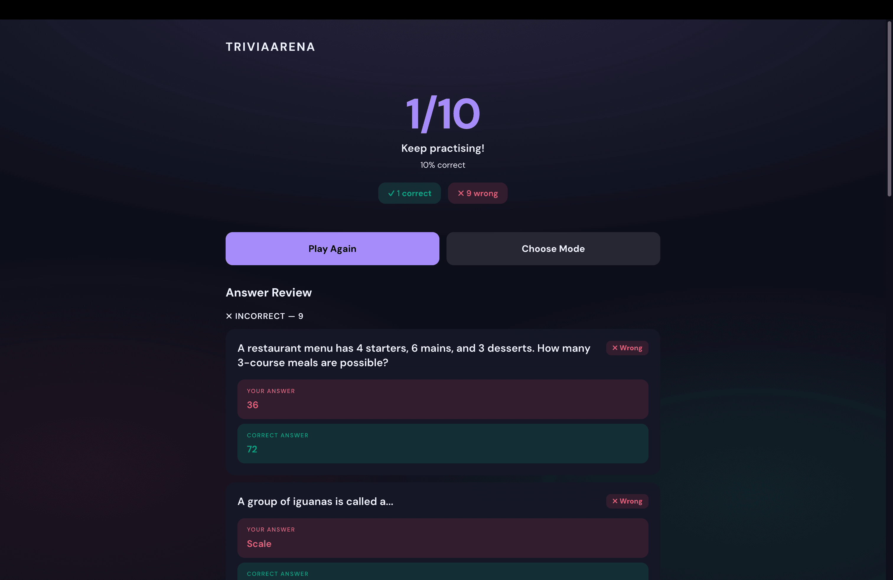 trivia-arena screenshot 5