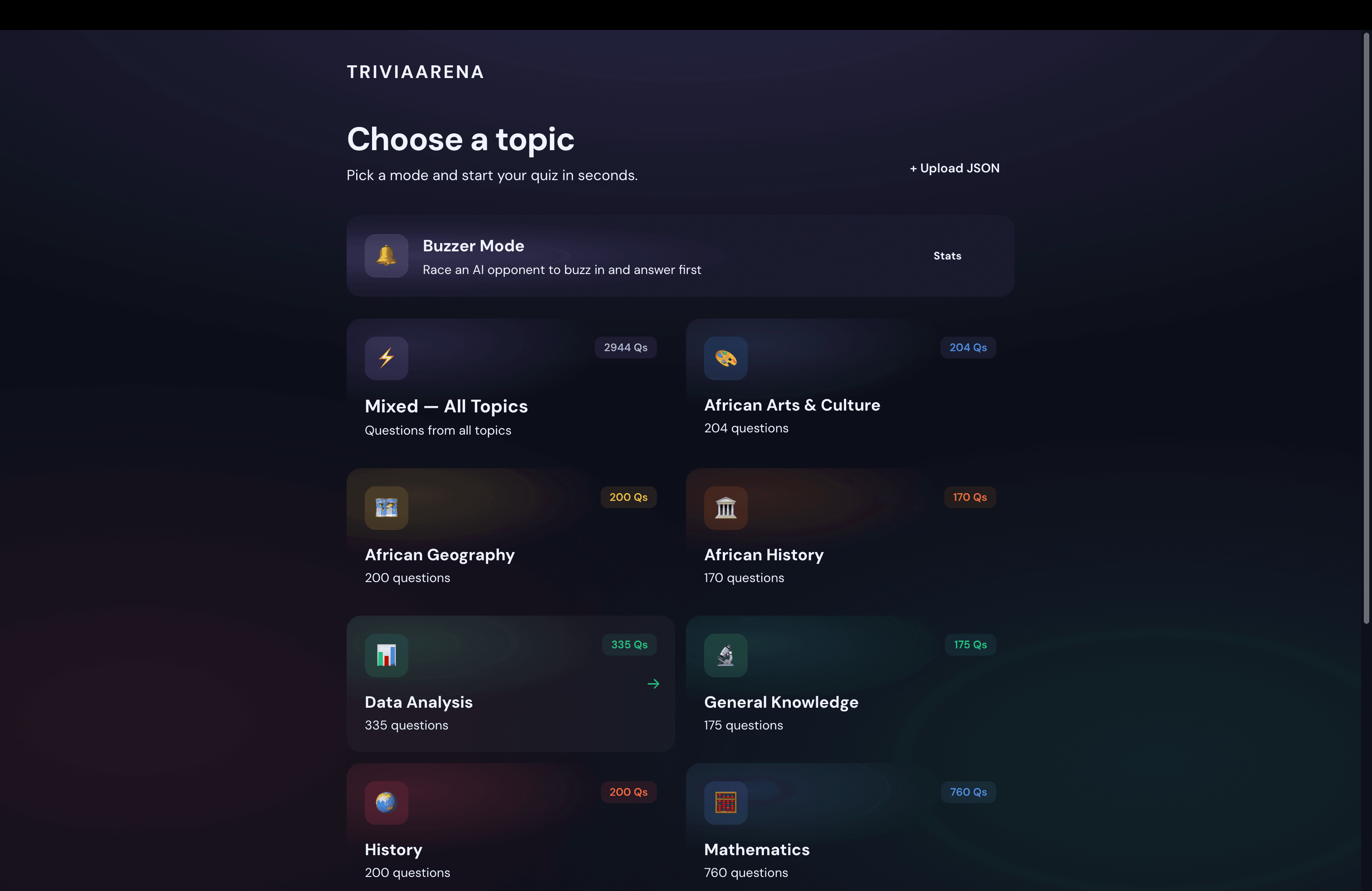 trivia-arena screenshot 1